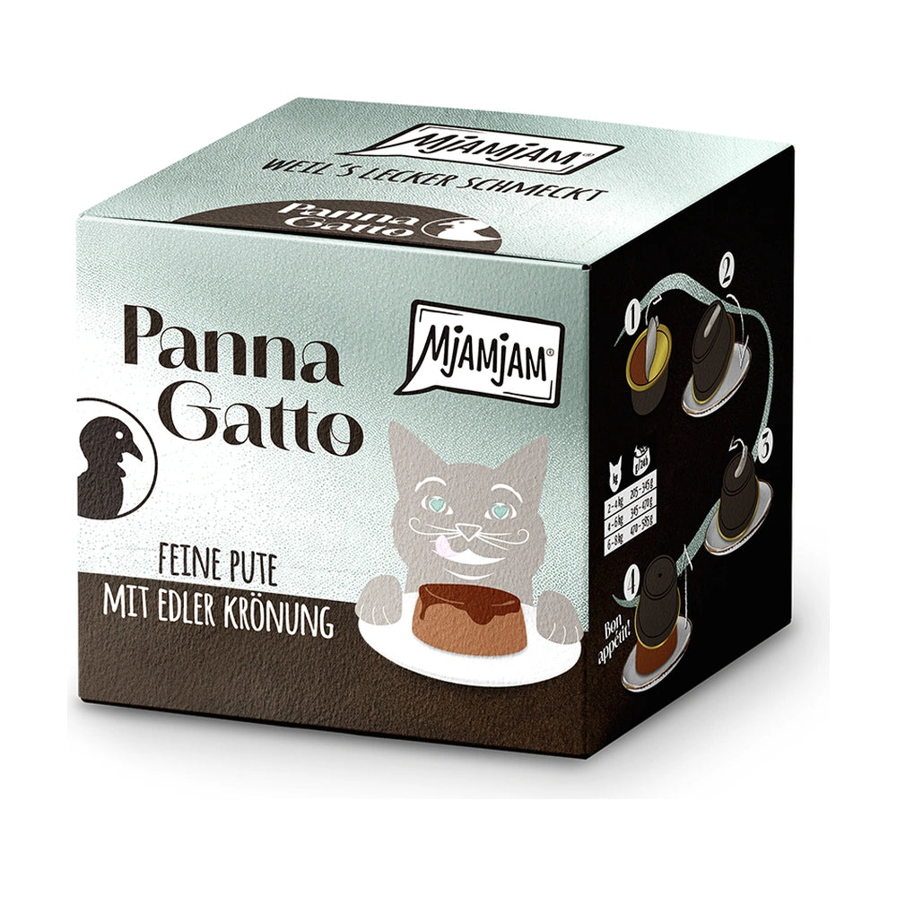 MjAMjAM Panna Gatto - feine Pute mit edler Krönung 2 x 80g