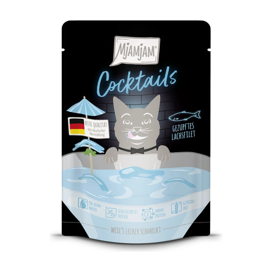 MjAMjAM Cocktails - Gezupftes Lachsfilet 40g
