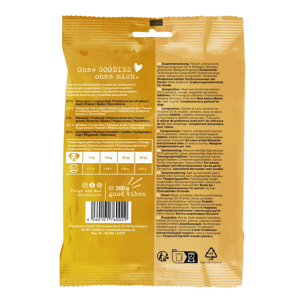 Chewies Goodies Maxi Geflügel 200g