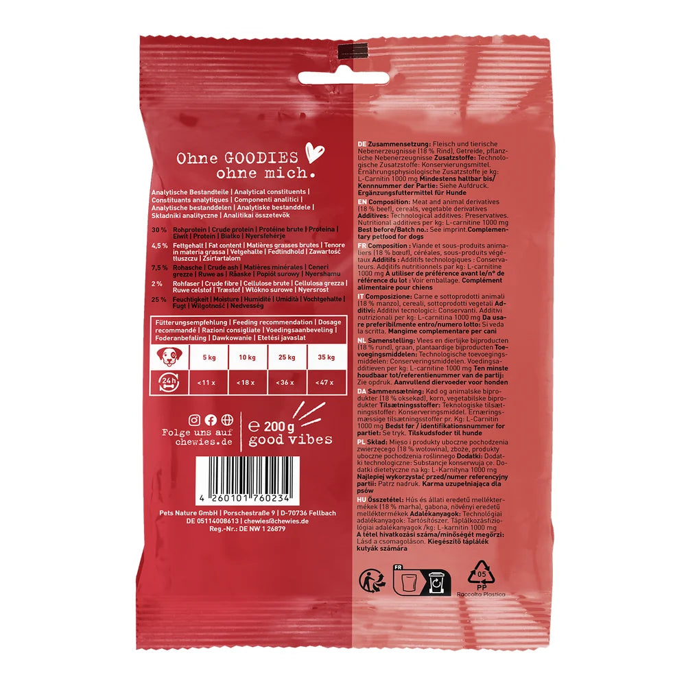 Chewies Goodies Maxi Rind 200g