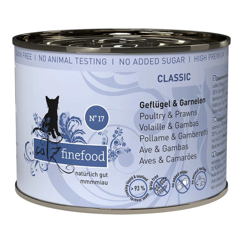 Catz finefood No.17 Geflügel & Garnele