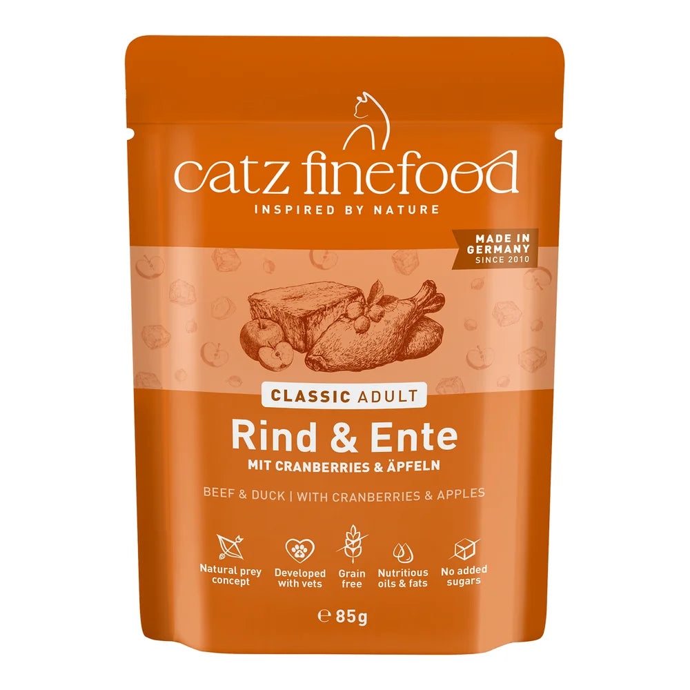 Catz finefood CLASSIC Rind & Ente