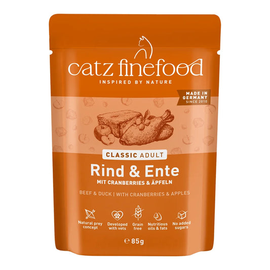 Catz finefood CLASSIC Rind & Ente