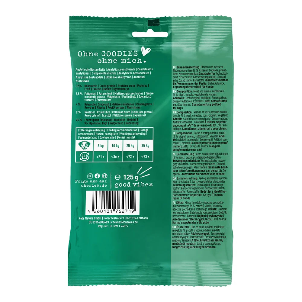 Chewies Goodies Mini Pansen 125g