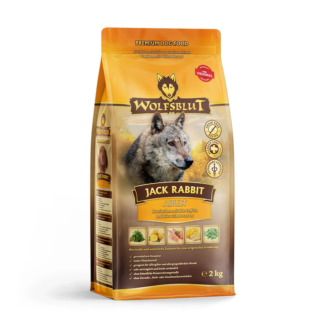 Wolfsblut Jack Rabbit Adult - Kaninchen mit Gemüse