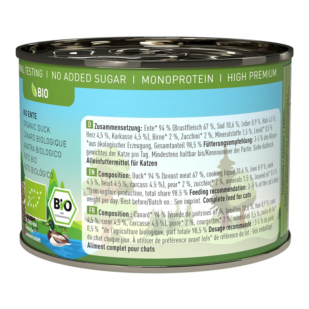 Catz finefood ORGANIC Bio Ente 200g