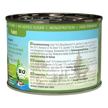 Catz finefood ORGANIC Bio Ente 200g