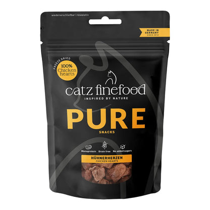 Catz finefood PURE SNACKS HÜHNERHERZEN 35g