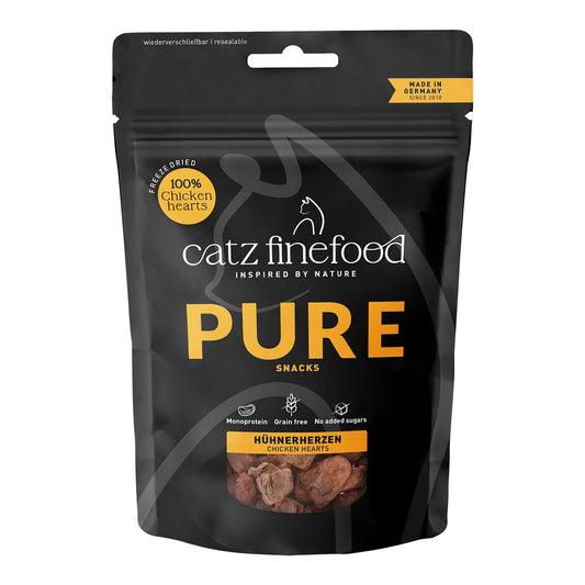 Catz finefood PURE SNACKS HÜHNERHERZEN 35g