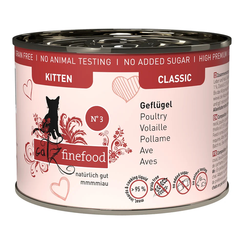 Catz finefood Kitten No.03 Geflügel