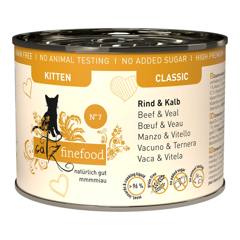 Catz finefood Kitten No.07 Rind & Kalb