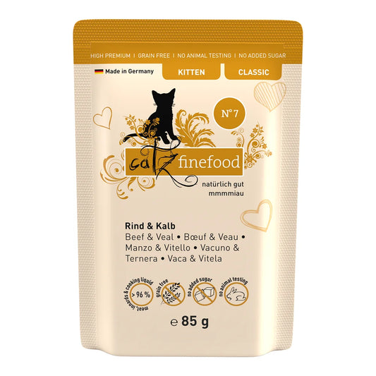 Catz finefood Kitten No.07 Rind & Kalb