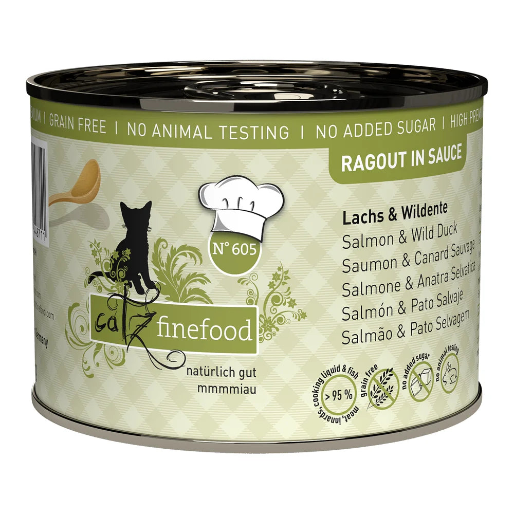Catz finefood RAGOUT Lachs & Wildente