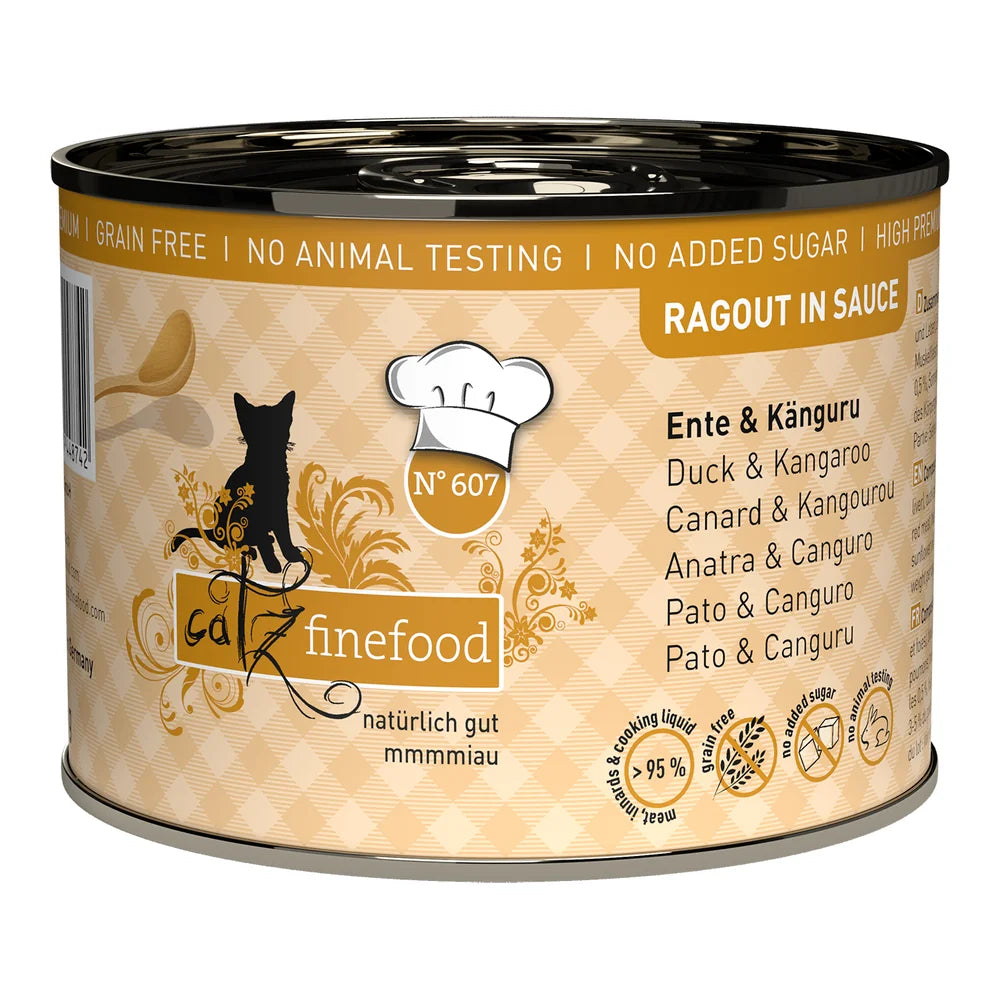 Catz finefood Ragout No.607 Ente & Känguru