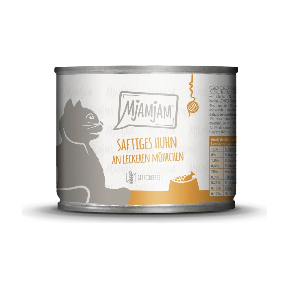 MjAMjAM saftiges Huhn an leckeren Möhrchen