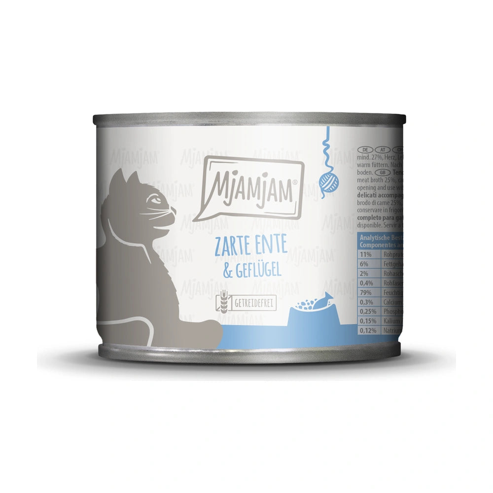 MjAMjAM zarte Ente & Geflügel an leckeren Möhrchen