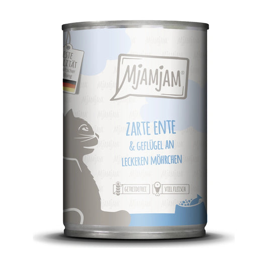 MjAMjAM zarte Ente & Geflügel an leckeren Möhrchen