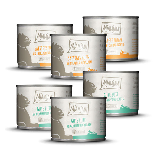 MjAMjAM - leckere Mahlzeiten Monopaket I (6x200g)