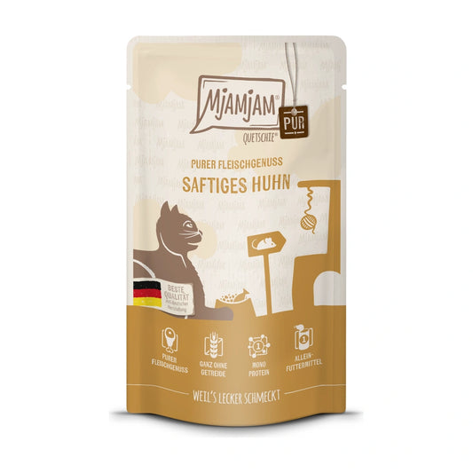 MjAMjAM Quetschie - Purer Fleischgenus - saftiges Huhn pur
