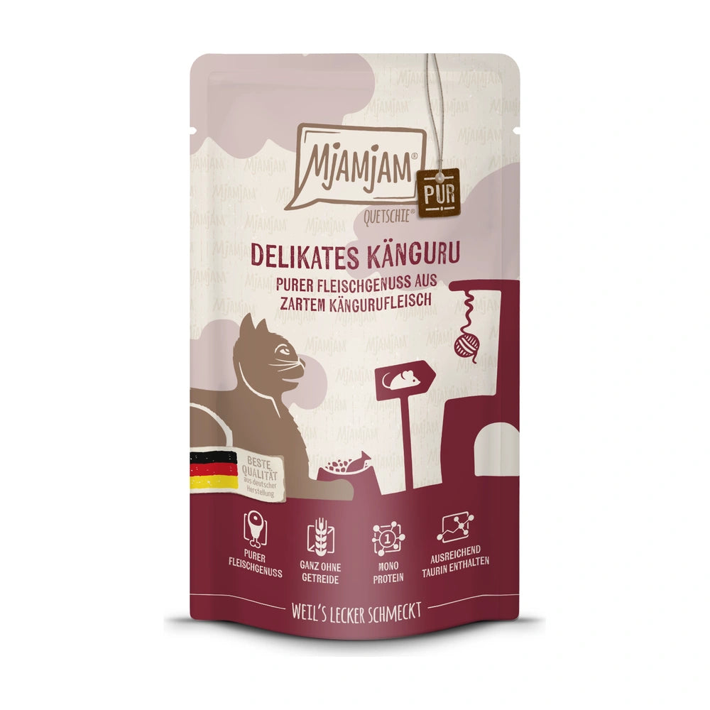 MjAMjAM Quetschie - Purer Fleischgenuss - delikates Känguru pur