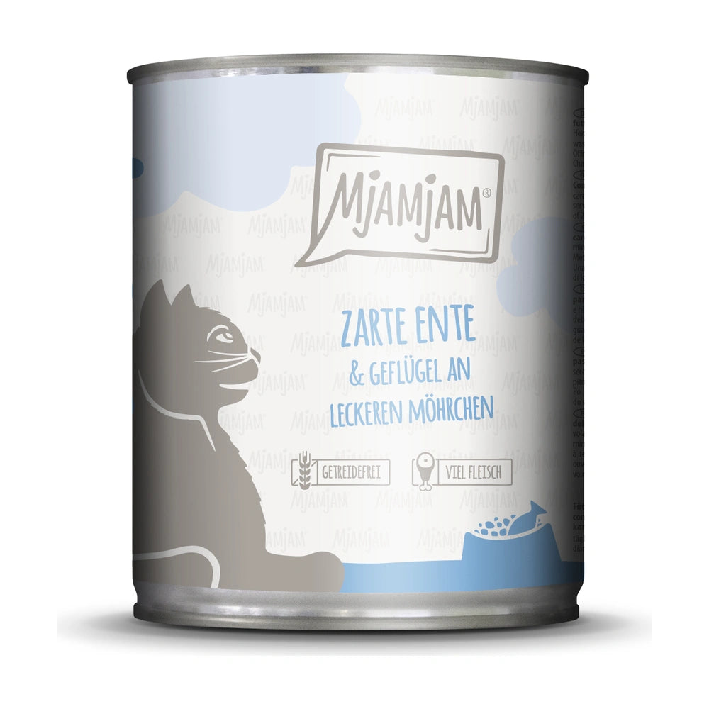 MjAMjAM zarte Ente & Geflügel an leckeren Möhrchen