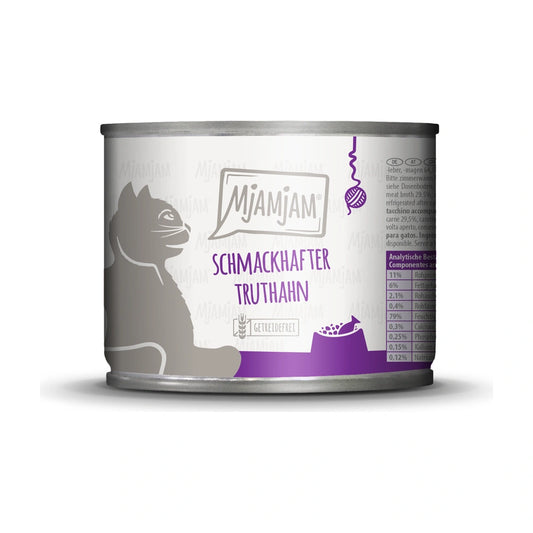 MjAMjAM schmackhafter Truthahn an leckeren Möhrchen