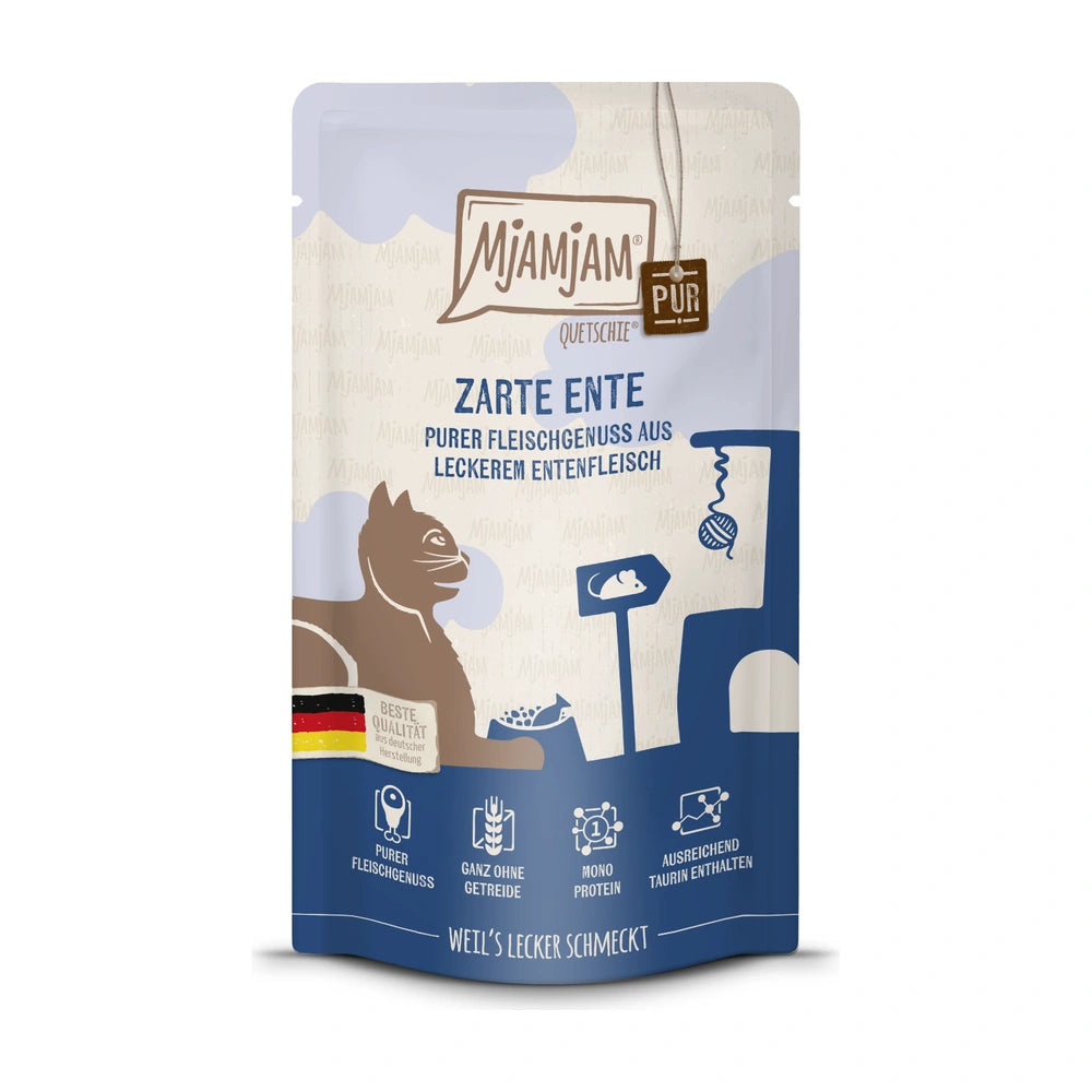 MjAMjAM Quetschie - purer Fleischgenuss - zarte Ente pur