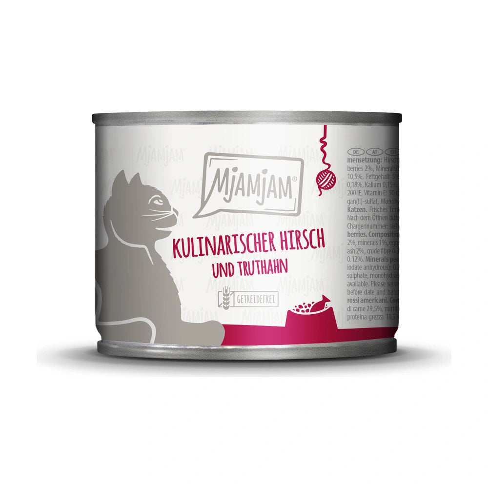 MjAMjAM kulinarischer Hirsch und Truthahn an frischen Cranberries