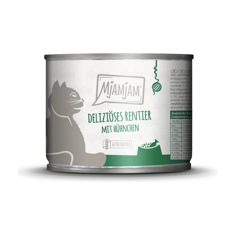 MjAMjAM deliziöses Rentier mit Hühnchen an leckeren Möhrchen
