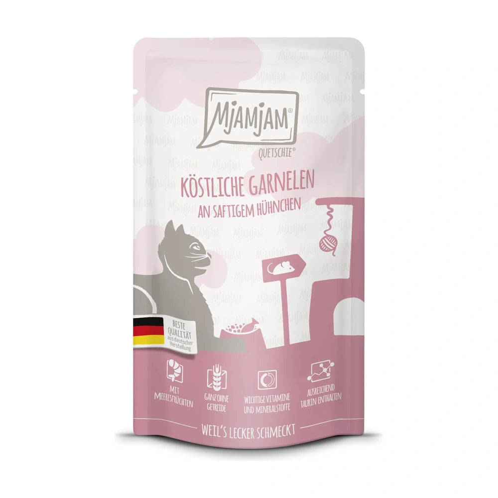 MjAMjAM Quetschie - köstliche Garnelen an saftigem Hühnchen