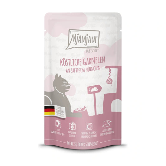 MjAMjAM Quetschie - köstliche Garnelen an saftigem Hühnchen