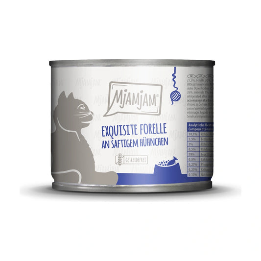 MjAMjAM exquisite Forelle an saftigem Hühnchen