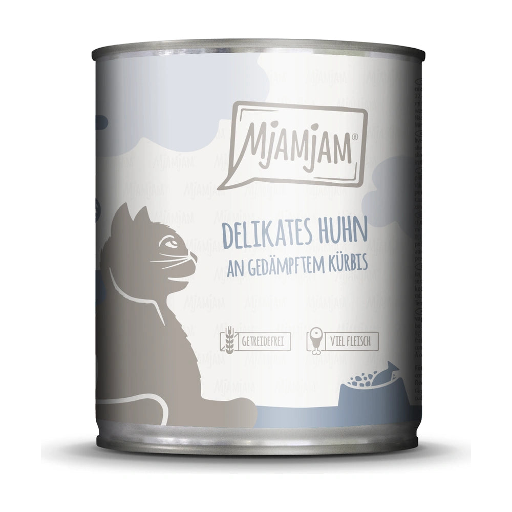 MjAMjAM delikates Huhn an gedämpftem Kürbis