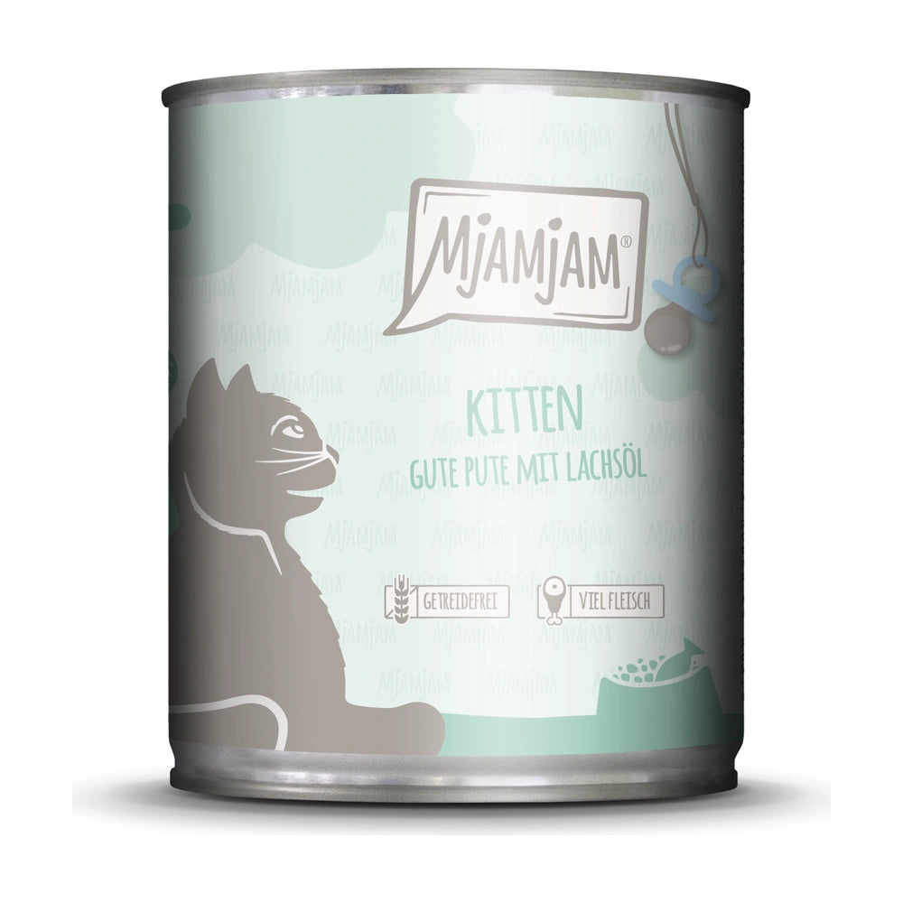 MjAMjAM Kitten gute Pute mit Lachsöl
