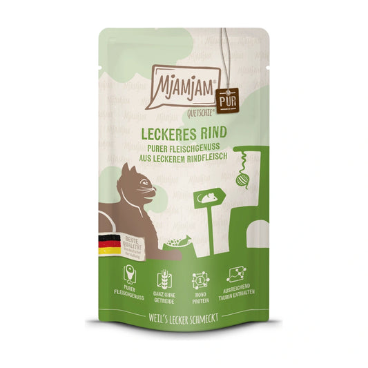 MjAMjAM Quetschie - Purer Fleischgenuss - leckeres Rind pur
