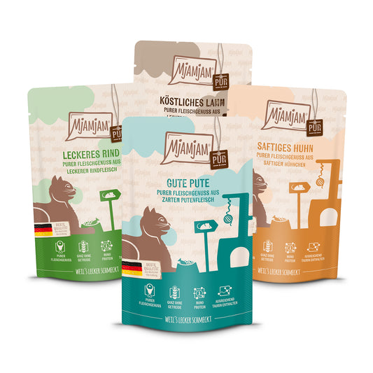 MjAMjAM - Probierpaket Purer Fleischgenuss 1 (12x125g)
