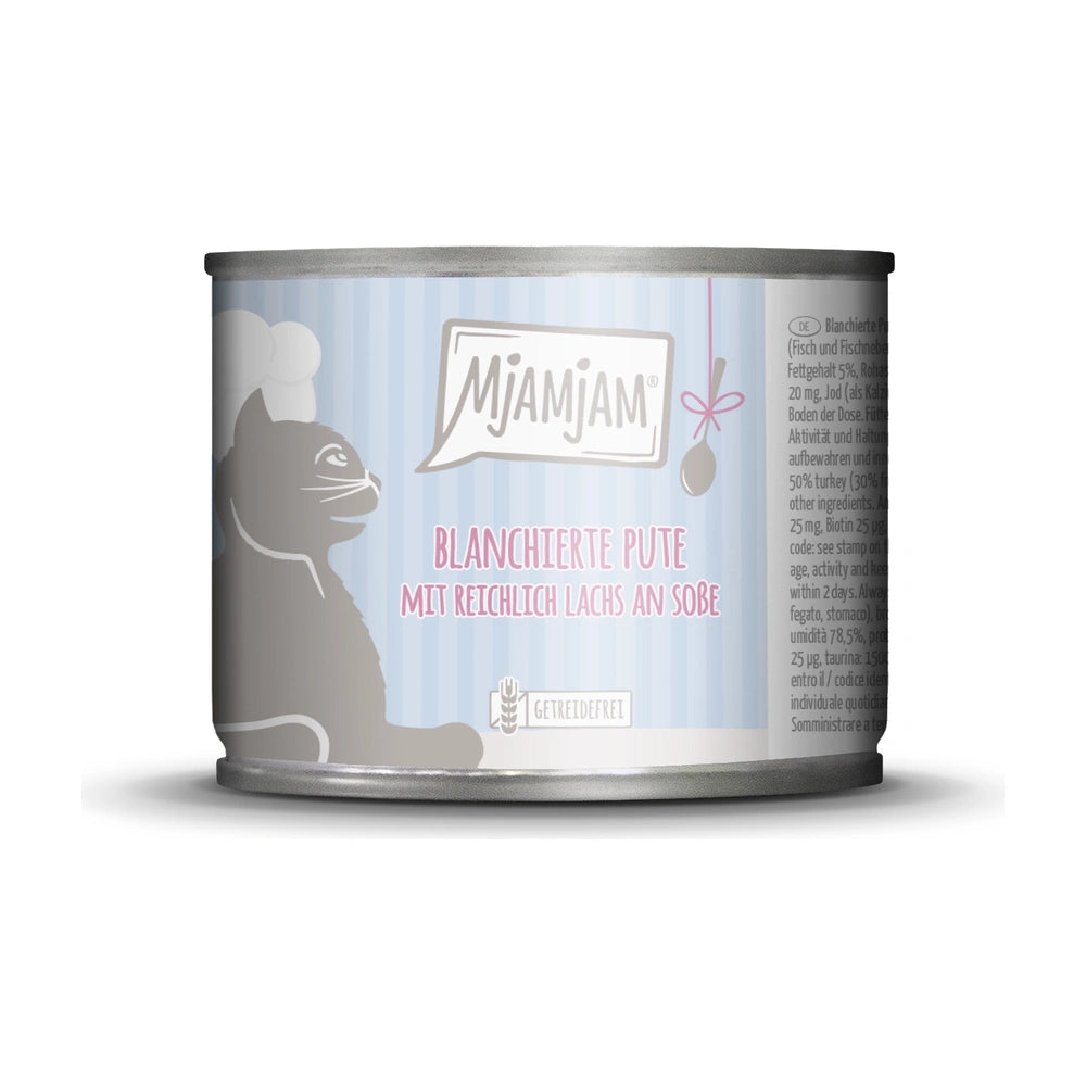 MjAMjAM blanchierte Pute mit reichlich Lachs an Soße 185g