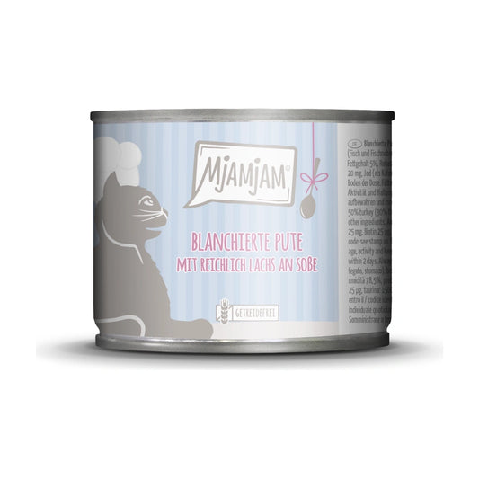 MjAMjAM blanchierte Pute mit reichlich Lachs an Soße 185g