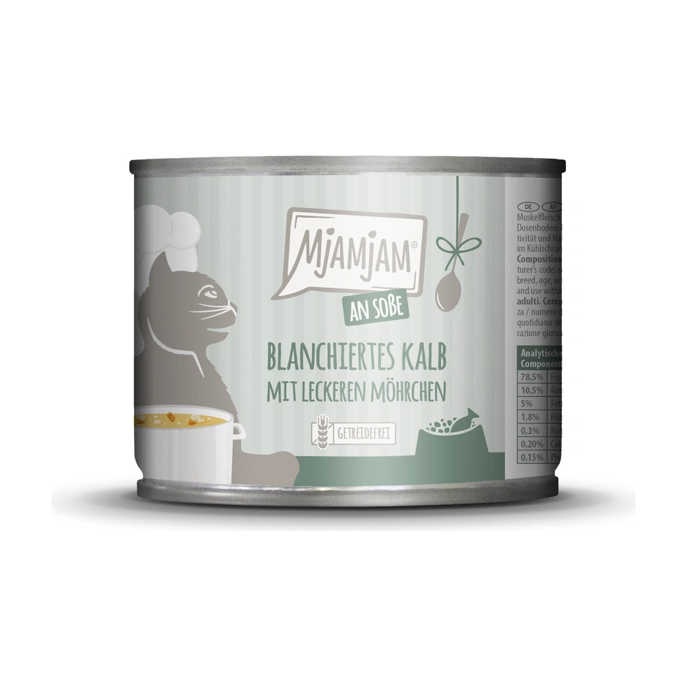 MjAMjAM blanchiertes Kalb mit leckeren Möhrchen an Soße 185g