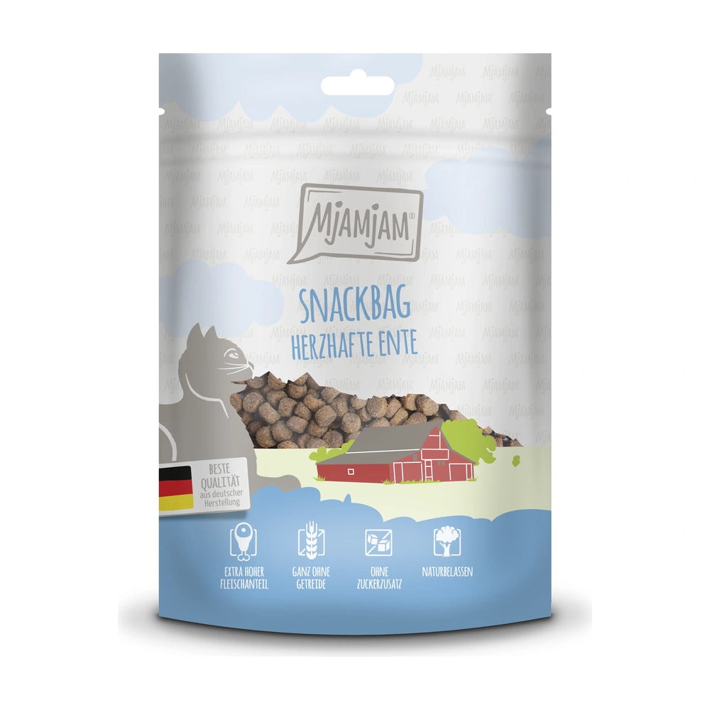 MjAMjAM Snackbag - herzhafte Ente 125g