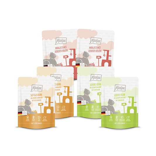 MjAMjAM - leckere Mahlzeiten Mixpaket I für deine Katze 6 x 300g