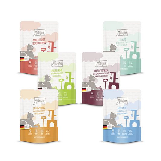 MjAMjAM - leckere Mahlzeiten Mixpaket III für deine Katze 6 x 300g