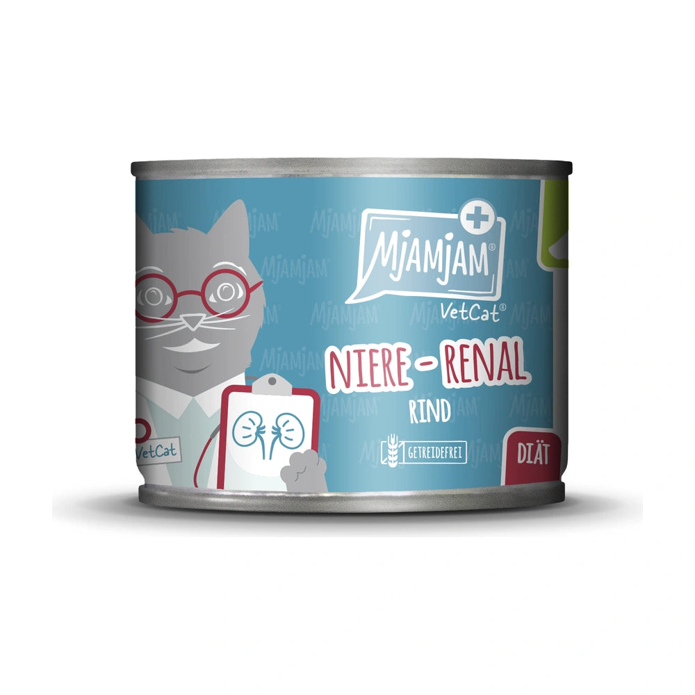 MjAMjAM VetCat - Diät - Niere - Renal - Rind 200g