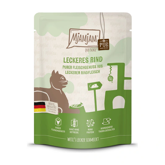 MjAMjAM Quetschie - Purer Fleischgenuss - leckeres Rind pur