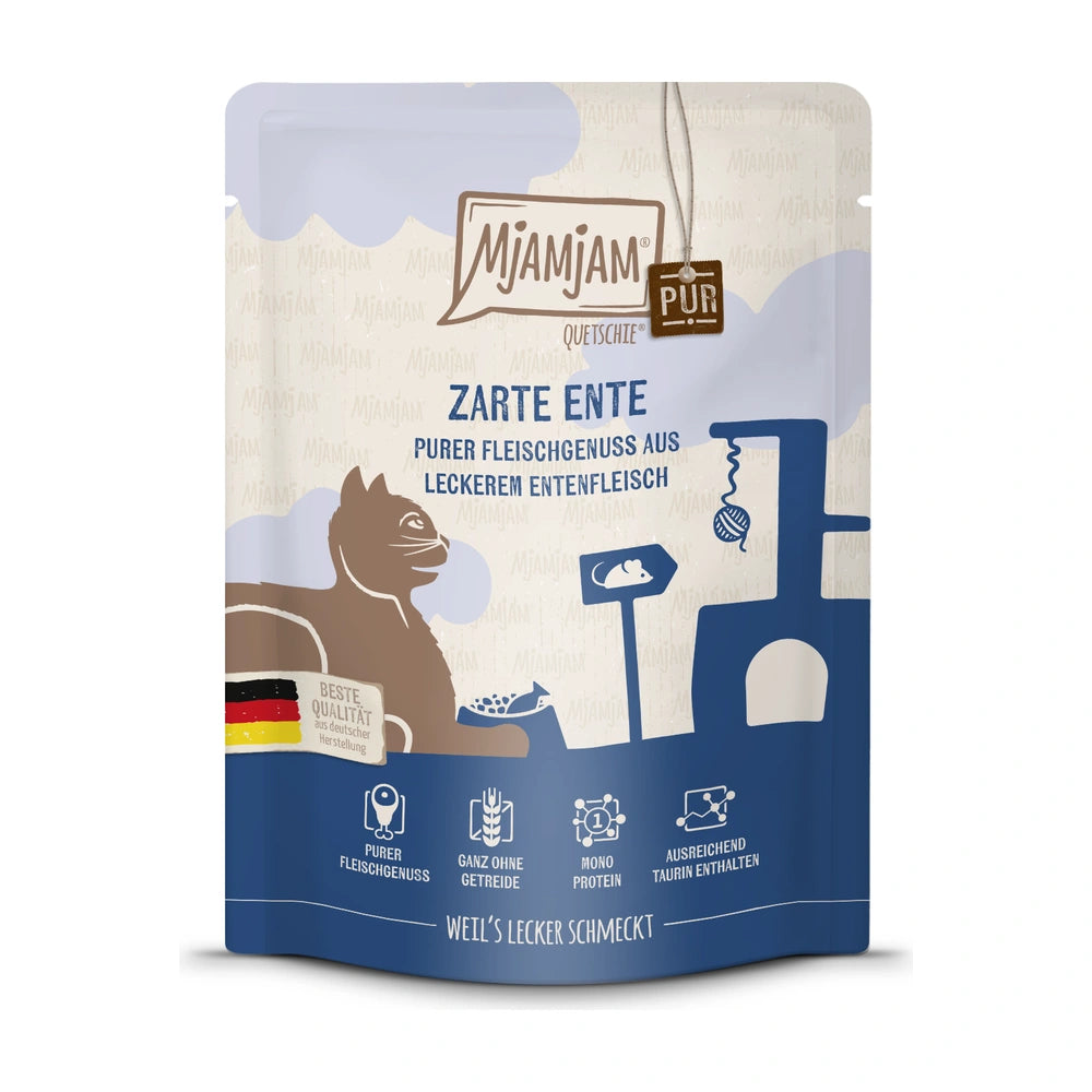 MjAMjAM Quetschie - purer Fleischgenuss - zarte Ente pur