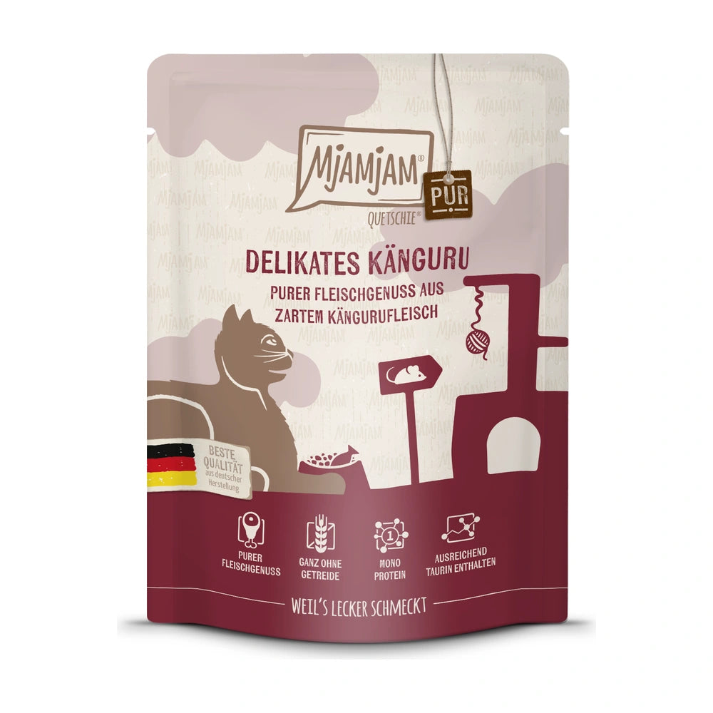 MjAMjAM Quetschie - Purer Fleischgenuss - delikates Känguru pur
