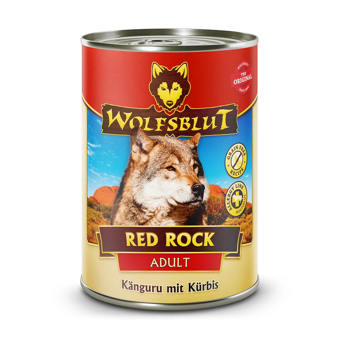 Wolfsblut Red Rock Adult - Känguru mit Kürbis 395g