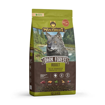 Wolfsblut Dark Forest Adult - Wild mit Süßkartoffel