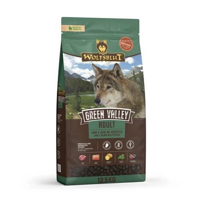 Wolfsblut Green Valley Adult - Lamm & Lachs mit Kartoffel