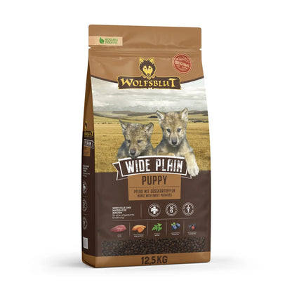 Wolfsblut Wide Plain Puppy - Pferd mit Süßkartoffel